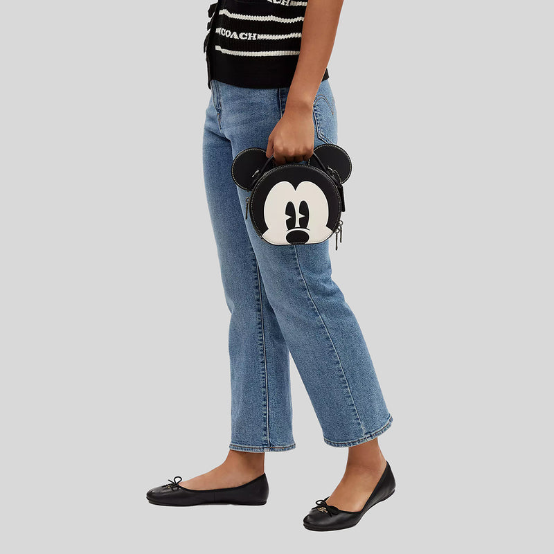 COACH Disney X Coach Mickey Mouse Ear Bag Black Multi CM840