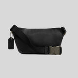 COACH Mini Belt Bag In Signature Canvas Charcoal CN503
