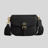 COACH Amelia Small Saddle Bag Black CP001