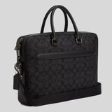 COACH Ethan Slim Brief In Signature Canvas Black CR270