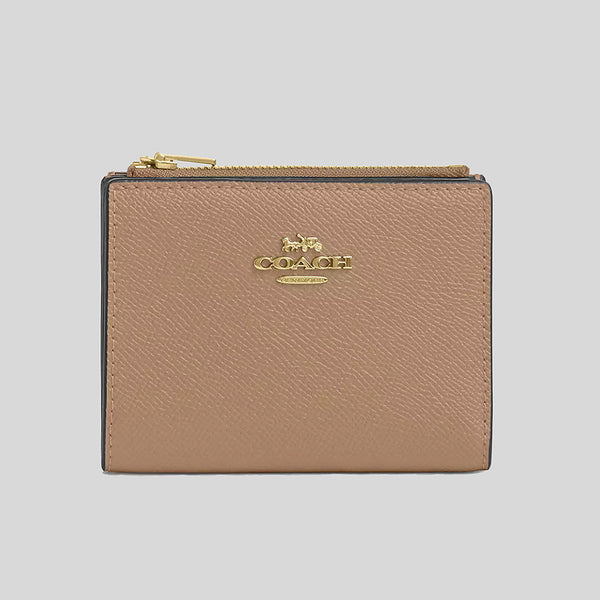 COACH Billfold Wallet Gold/Taupe CR983