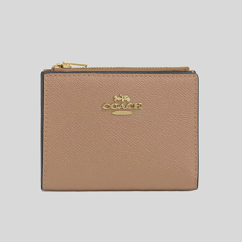 COACH Billfold Wallet Gold/Taupe CR983
