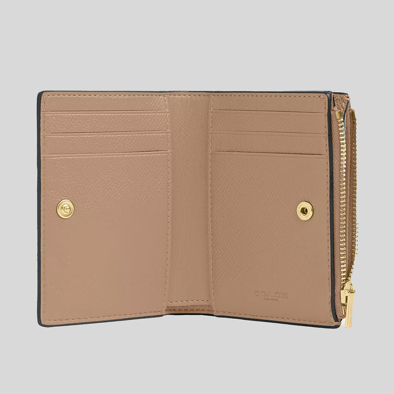 COACH Billfold Wallet Gold/Taupe CR983