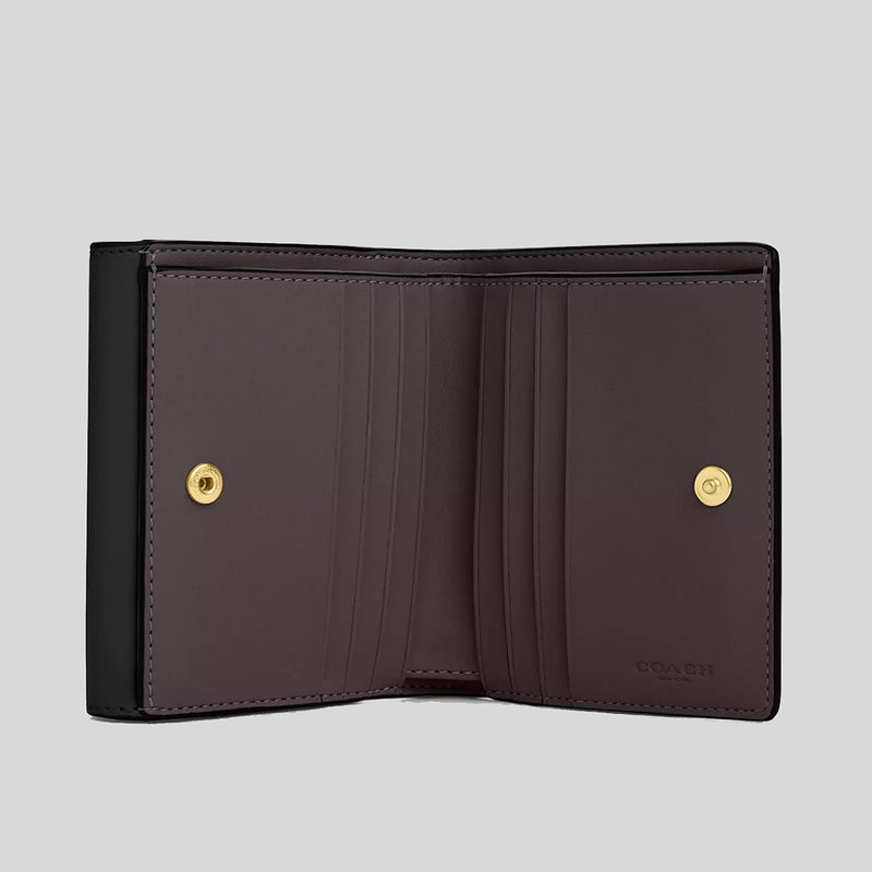 Coach wallet small black store