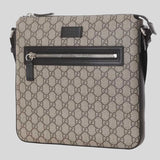 GUCCI GG Supreme Canvas Messenger Bag Beige/Black 779846