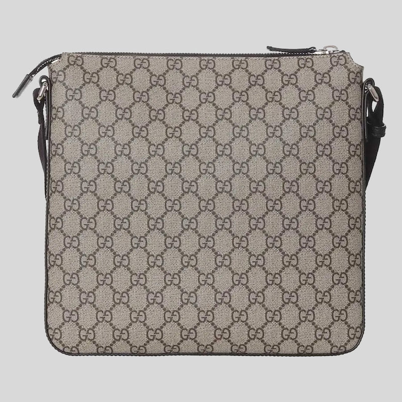 GUCCI GG Supreme Canvas Messenger Bag Beige/Black 779846