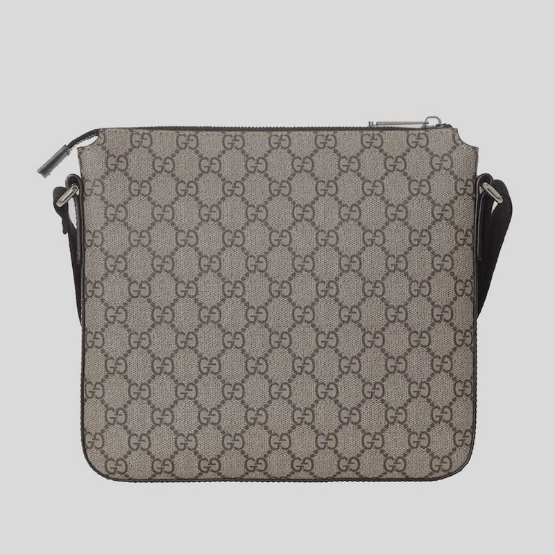 GUCCI GG Supreme Canvas Small Messenger Bag Beige/Black 779865