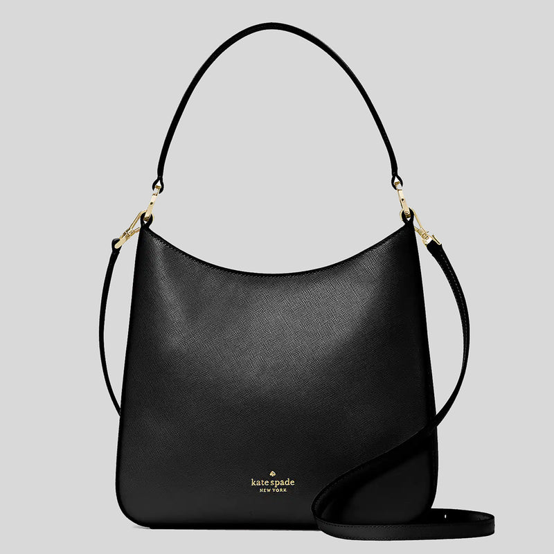 Kate Spade Perry Leather Shoulder Bag Black K8695