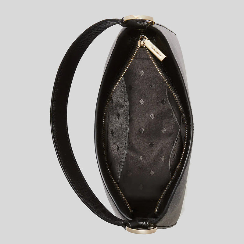 Kate Spade Perry Leather Shoulder Bag Black K8695