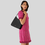Kate Spade Perry Leather Shoulder Bag Black K8695