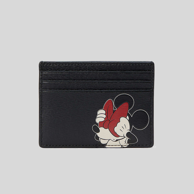 Kate Spade Disney X Kate Spade New York Minnie Card Holder Black Multi K9526