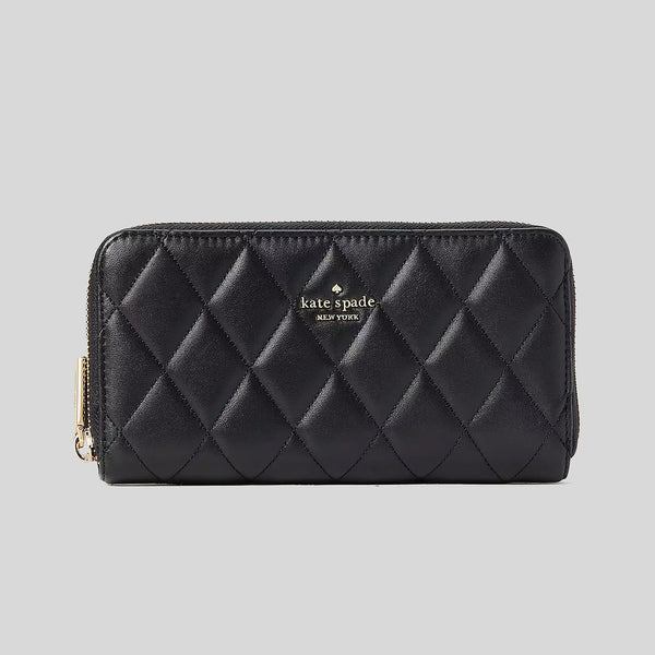 Kate Spade Carey Large Continental Wallet Black KA590