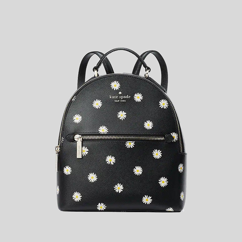Kate Spade Perry Leather Small Backpack Black Multi KA686