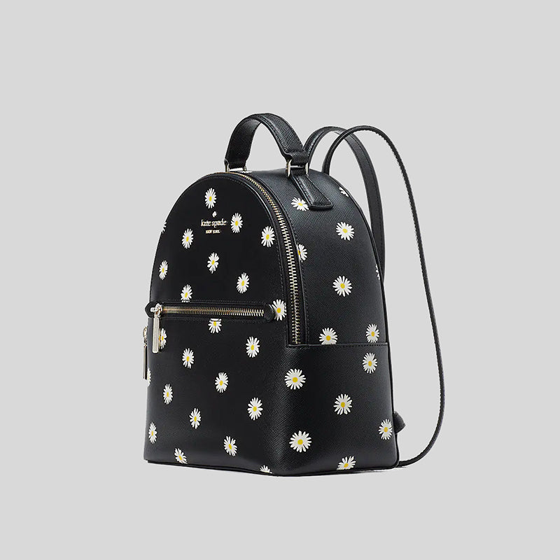 Kate Spade Perry Leather Small Backpack Black Multi KA686