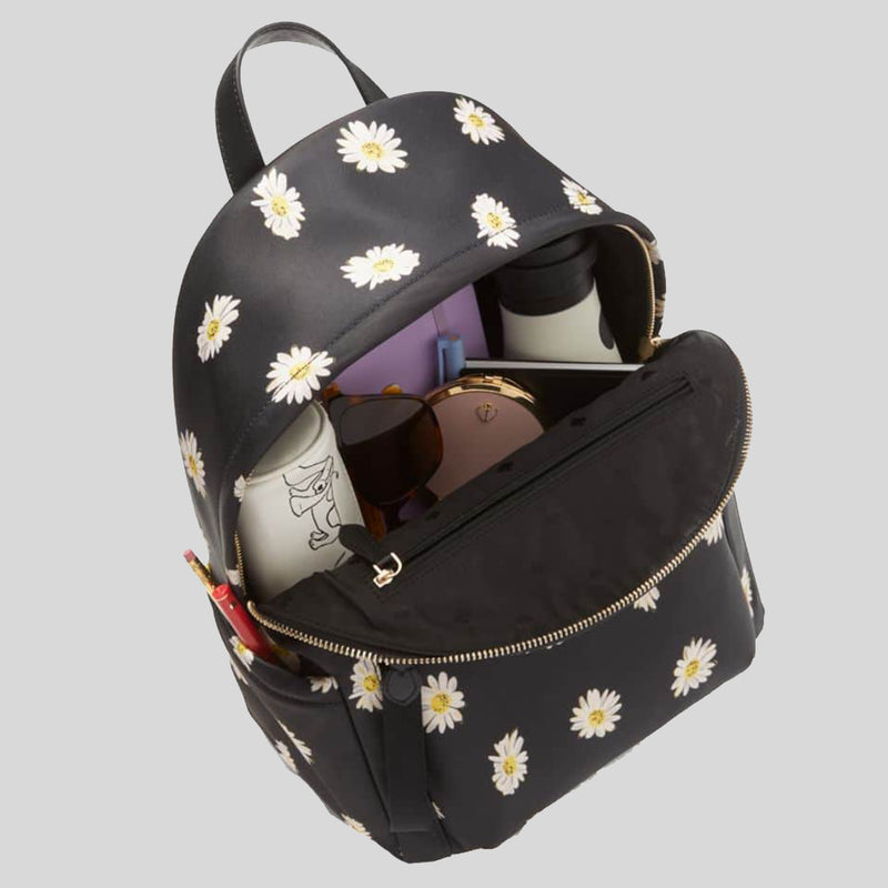 Kate Spade Chelsea Nylon Medium Backpack Black Multi KA747