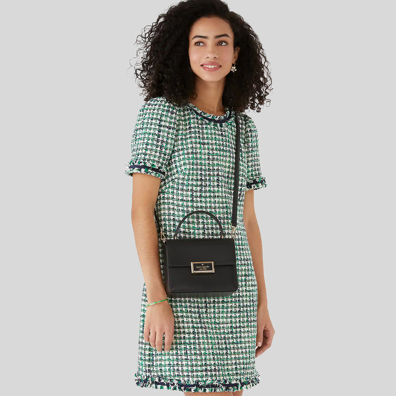 Kate Spade Reegan Top Handle Crossbody Bag Black KA755