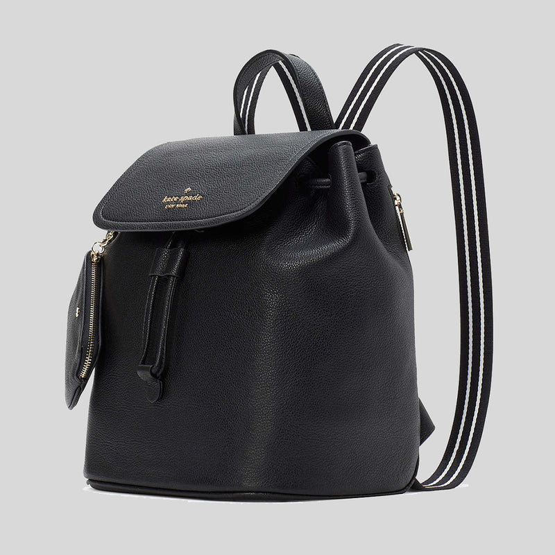 KATE SPADE Rosie Medium Flap Backpack Black KB714