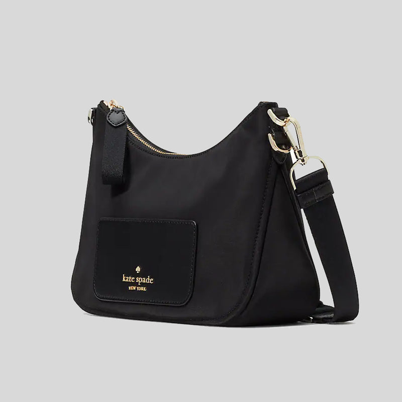 Kate Spade Chelsea Nylon Crossbody Bag Black KC528 LussoCitta