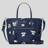 Kate Spade Chelsea Orange Toss Medium Satchel Parisian Navy Multi KD726