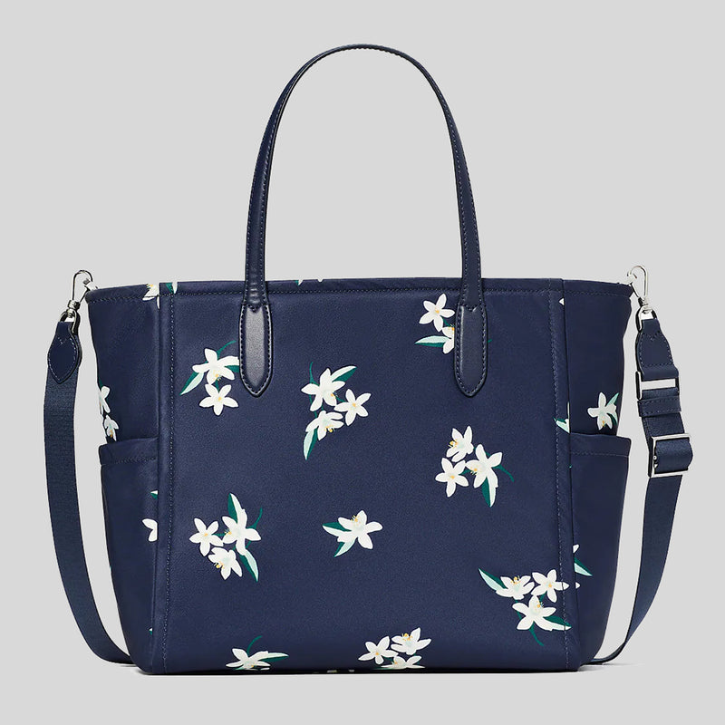 Kate Spade Chelsea Orange Toss Medium Satchel Parisian Navy Multi KD726