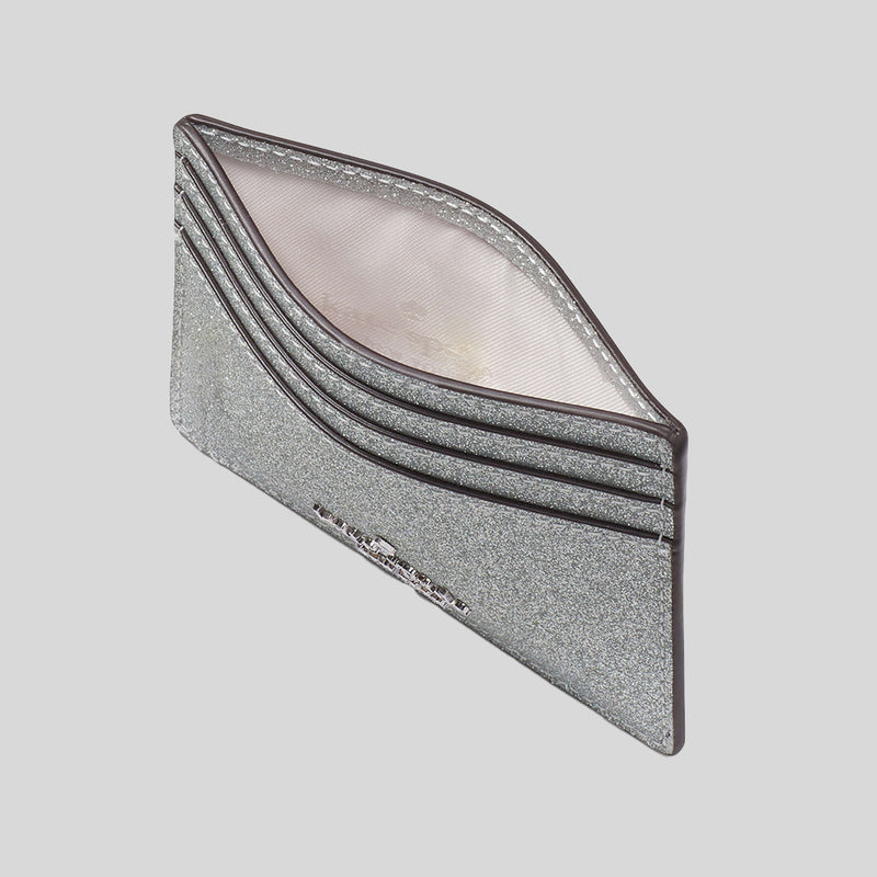 KATE SPADE Boxed Glimmer Small Slim Card Holder Lunar Light KE448