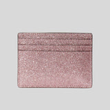 KATE SPADE Boxed Glimmer Small Slim Card Holder Mitten Pink KE448