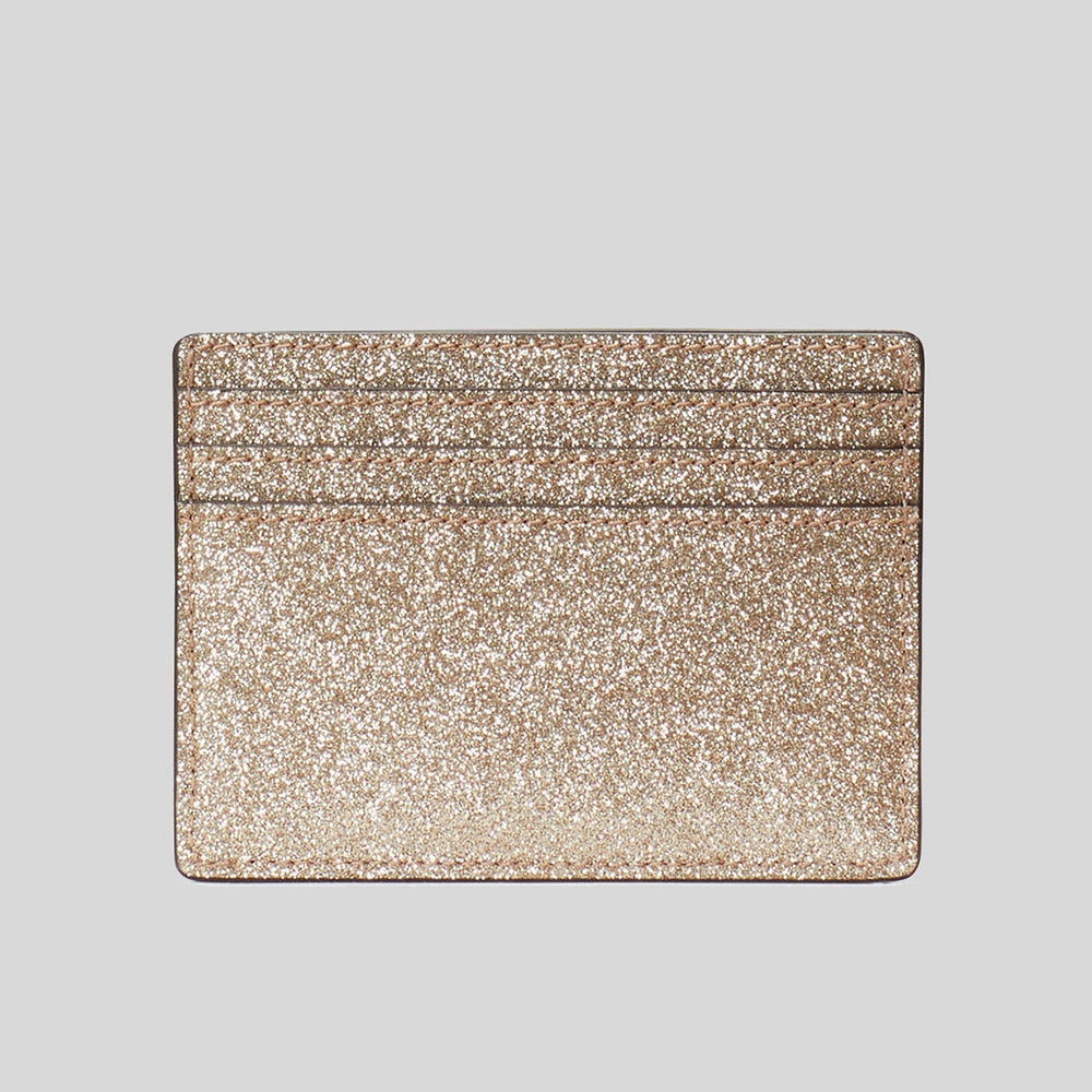 KATE SPADE Boxed Glimmer Small Slim Card Holder Gold KE448 LussoCitta