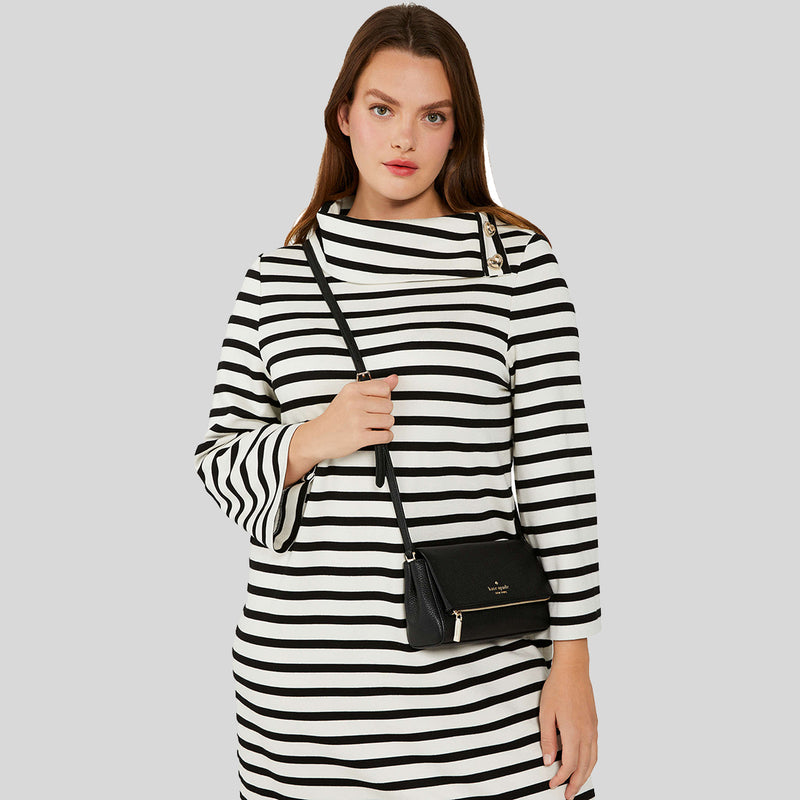 KATE SPADE Leila Mini Zip Crossbody Black KE487