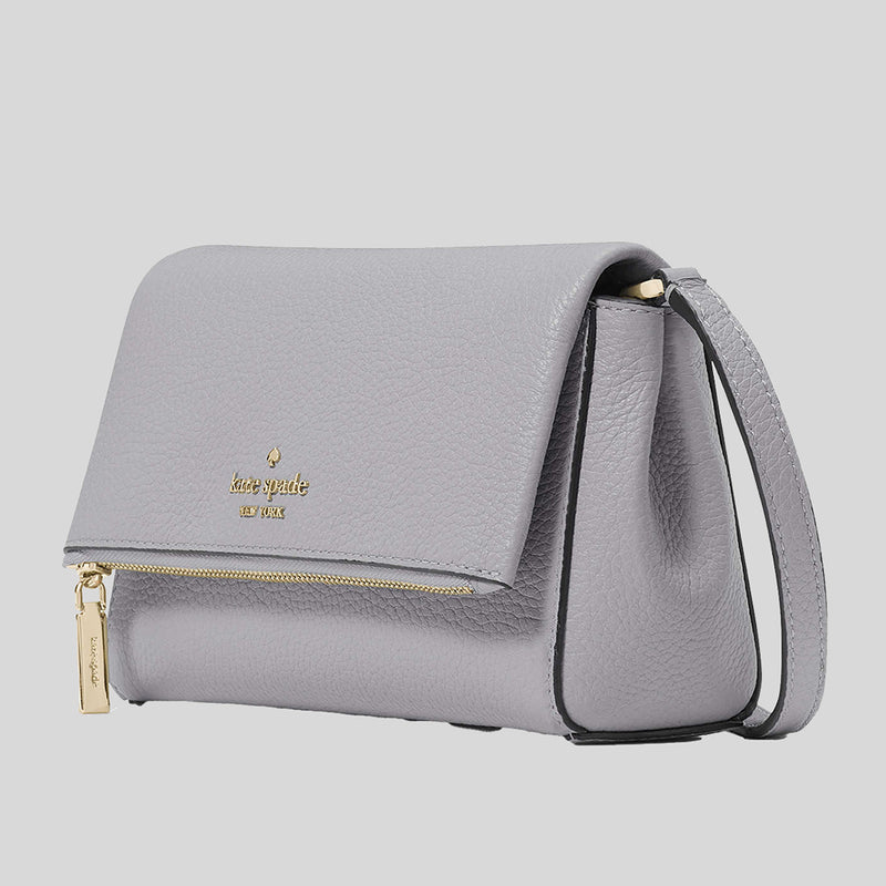 KATE SPADE Leila Mini Zip Crossbody Mountain Grey KE487