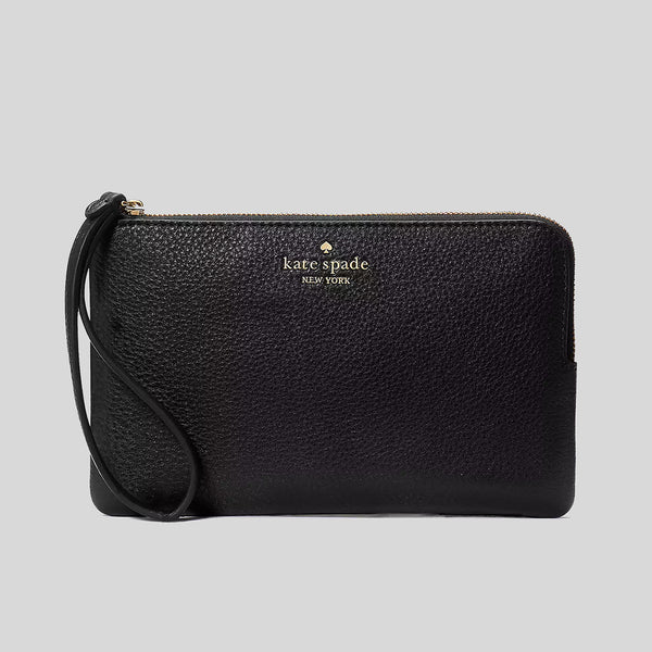 Kate spade online black wristlet wallet