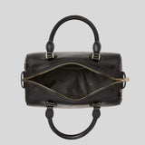 KATE SPADE Madison Saffiano Leather Duffle Crossbody Bag Black KF493