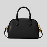 KATE SPADE Madison Saffiano Leather Duffle Crossbody Bag Black KF493