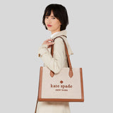 KATE SPADE Ellie Large Tote Warm Gingerbread KF508