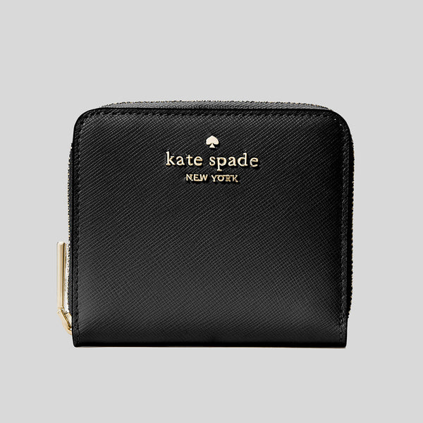 KATE SPADE Staci Small Zip Around Wallet Black KG035