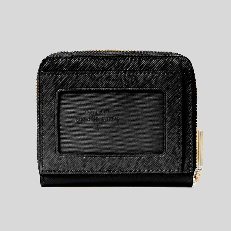 KATE SPADE Staci Small Zip Around Wallet Black KG035