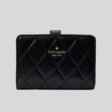 KATE SPADE Carey Medium Compact Bifold Wallet Black KG424