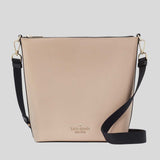 KATE SPADE Chelsea Large Duffle Crossbody Bag Warm Beige Multi KG459