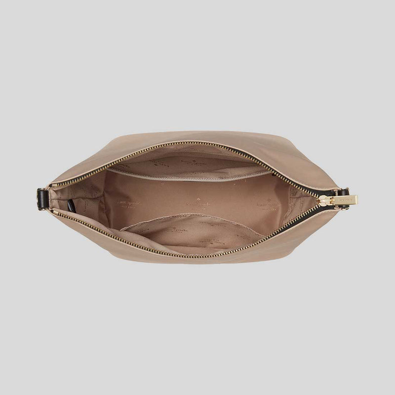 KATE SPADE Chelsea Large Duffle Crossbody Bag Warm Beige Multi KG459