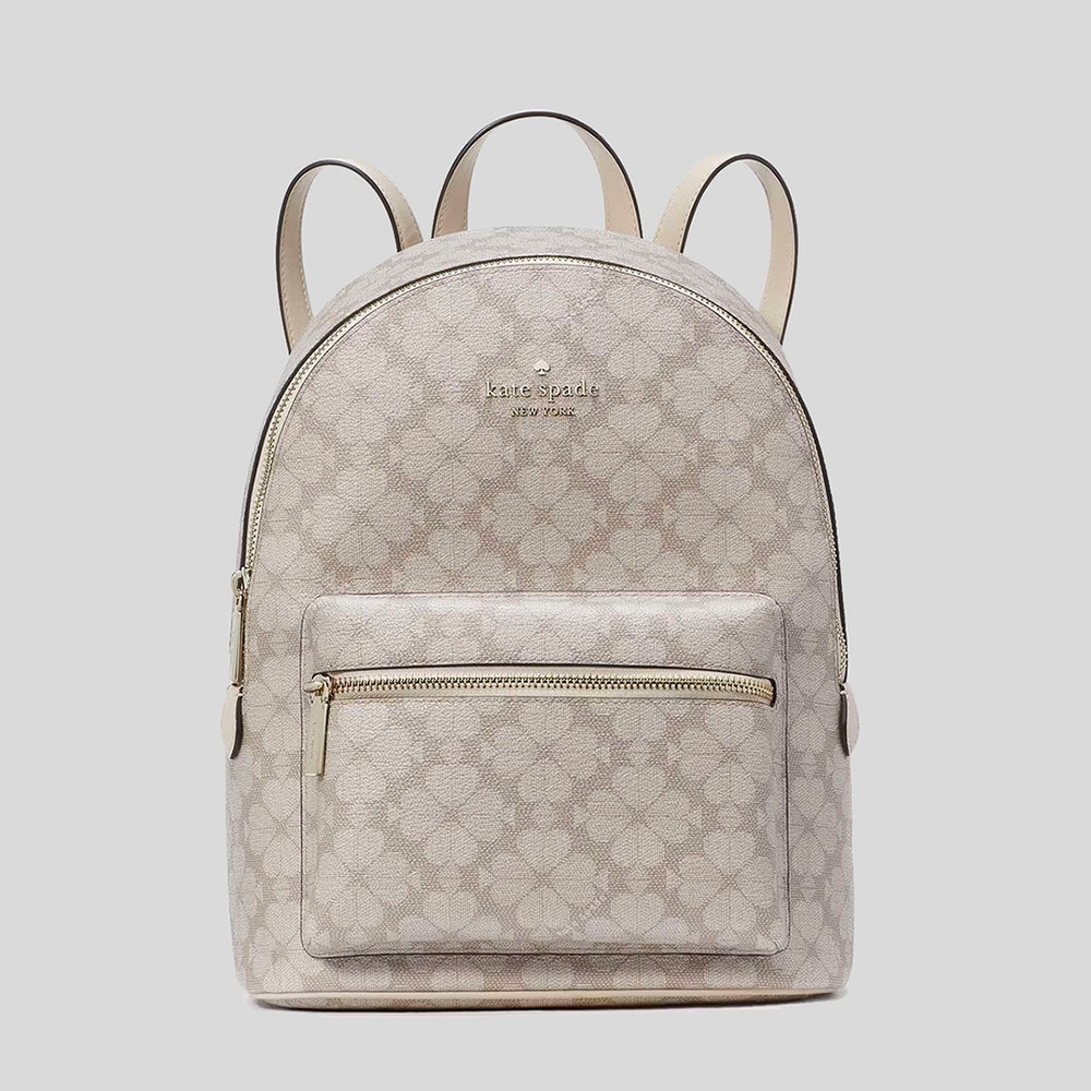 ケイトスペード リュック KG482 ベージュ KATE SPADE Signature Spade Flower Backpack Dark Beige KG482
