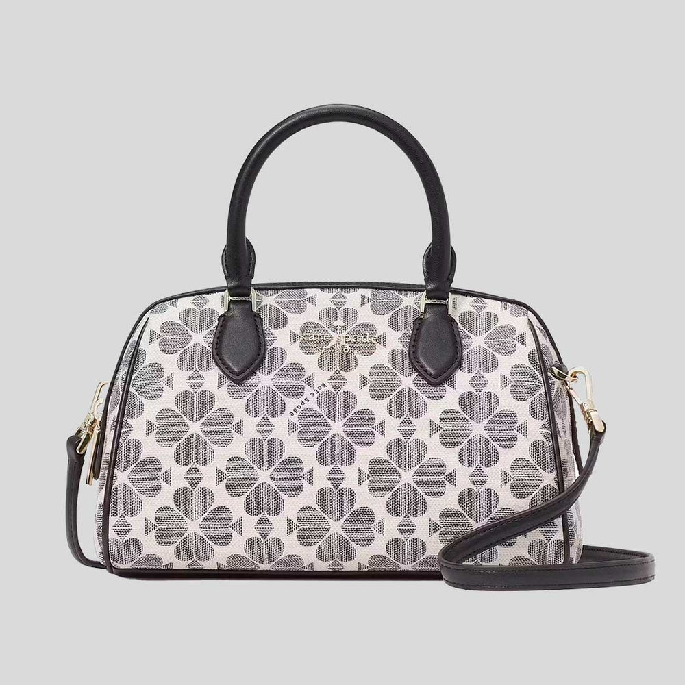 KATE SPADE Signature Spade Flower Duffle Crossbody Bag Black KATE SPADE Signature Spade Flower Duffle Crossbody Bag Black