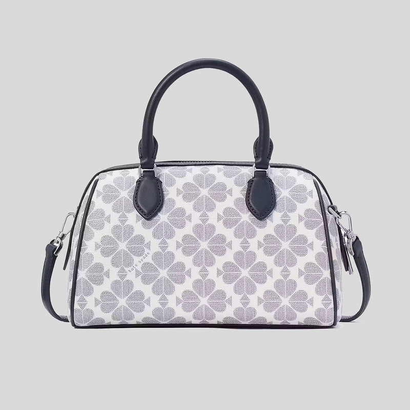 KATE SPADE Signature Spade Flower Duffle Crossbody Bag Navy Multi KG483