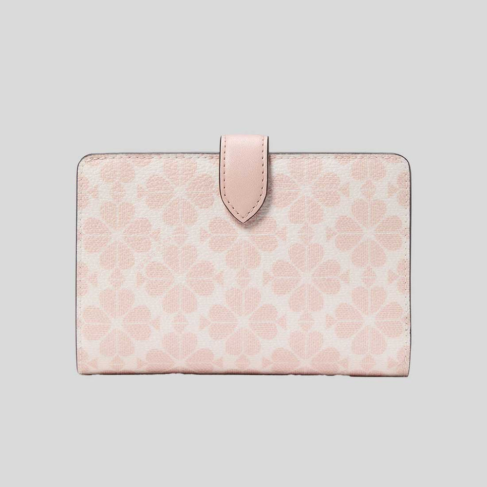 KATE SPADE Spade Flower PVC Medium Compact Bifold Wallet KATE SPADE Spade Flower PVC Medium Compact Bifold Wallet