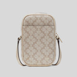 KATE SPADE Spade Flower North South Zip Phone Crossbody Dark Beige Multi KG490