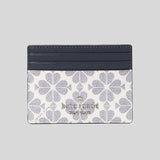 Kate Spade Spade Flower PVC Small Slim Card Holder Navy Multi KG492