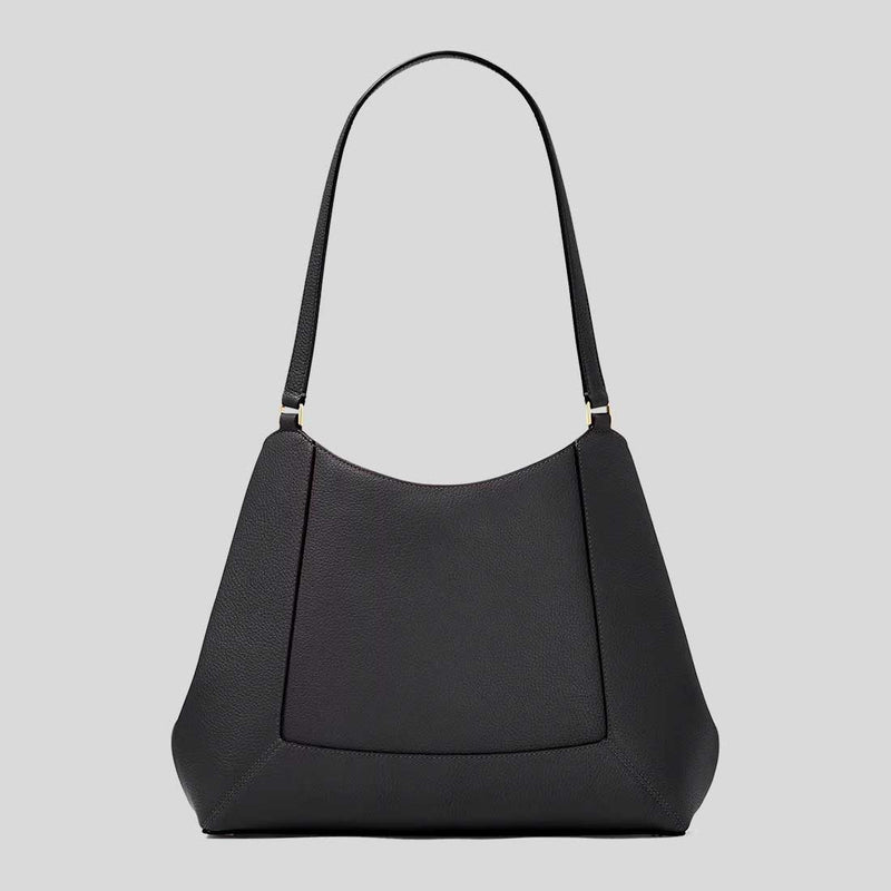 KATE SPADE Lena Triple Compartment Shoulder Bag Black KH435