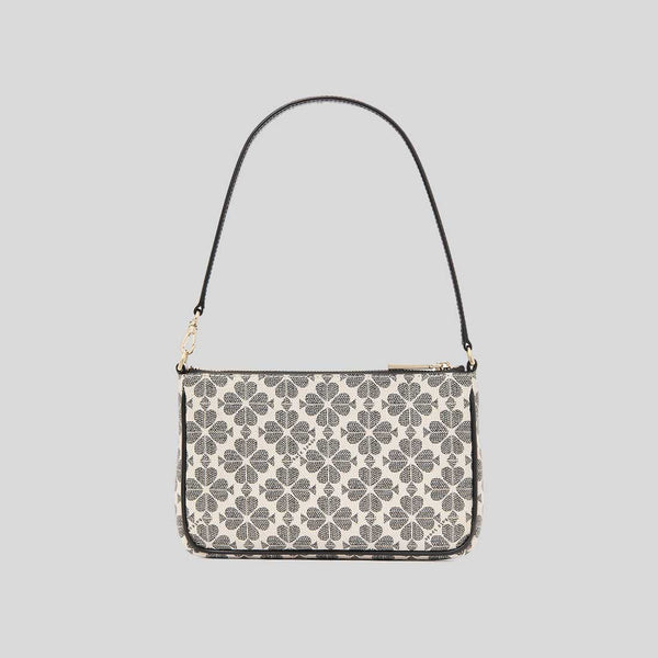 KATE SPADE Spade Flower Convertible Wristlet Black KI378