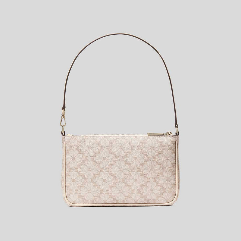 KATE SPADE Spade Flower Convertible Wristlet Dark Beige KI378