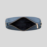 KATE SPADE Emma Pebbled Leather Medium Shoulder Bag Blue Stone KK068