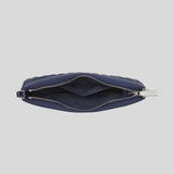 KATE SPADE Spade Flower Quilted Fabric Convertible Wristlet  Parisian Navy KK255
