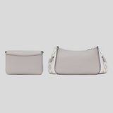 KATE SPADE Double Up Webbed Strap Crossbody Bag Nimbus Grey KK759
